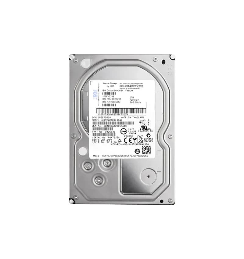 98Y3238 - IBM 2TB 7200RPM SAS 6Gb/s 3.5-in Hard Drive