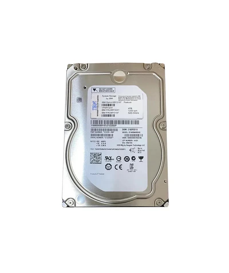 98Y3241 - IBM 4TB 7200RPM SAS 6Gb/s 3.5-in Hard Drive