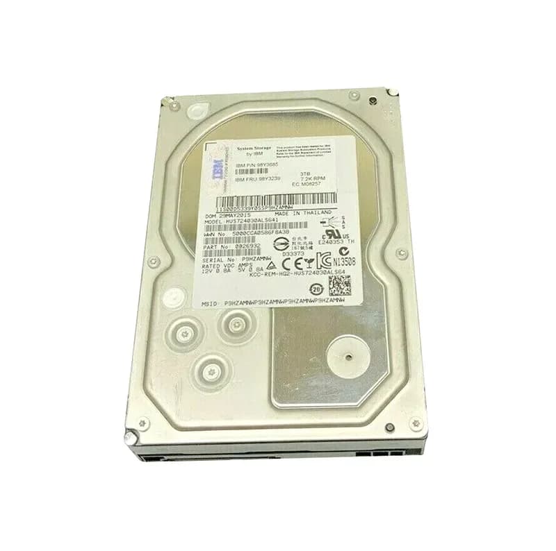 98Y3685 - IBM 3TB 7200RPM SAS 6Gb/s 3.5-in Hard Drive