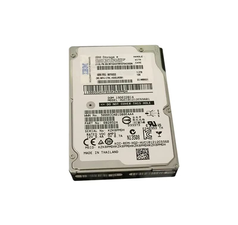 98Y6032 - IBM 1.2TB 10000RPM SAS 6Gb/s 64MB Cache 2.5-Inch Hard Drive