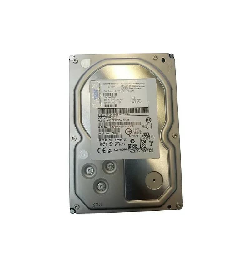 99Y1169 - IBM 3TB 7200RPM SAS 6Gb/s 3.5-in Hard Drive
