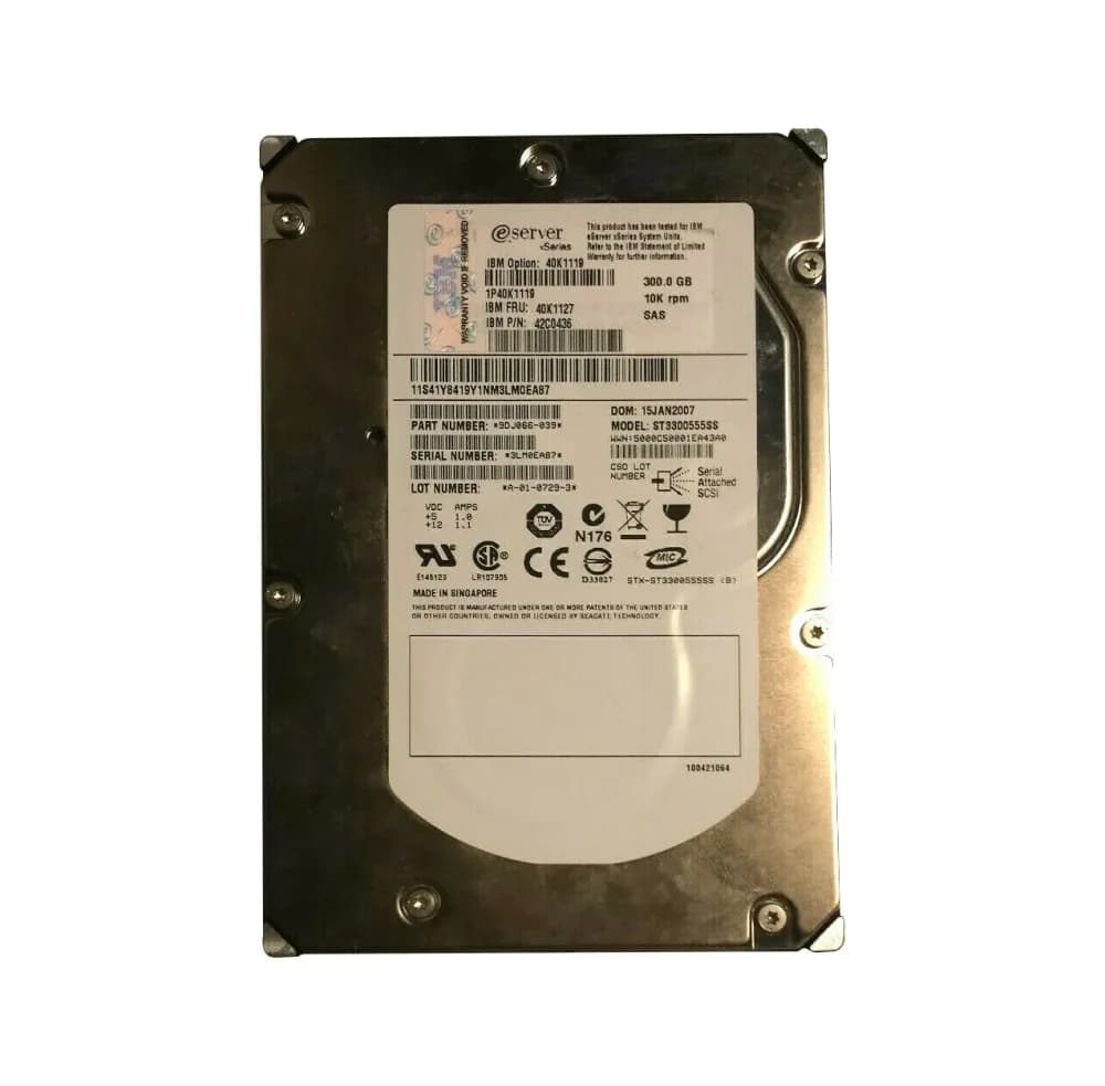 9DJ066-039 - Seagate 300GB 15000RPM SAS 3Gb/s 16MB Cache 3.5-in HDD