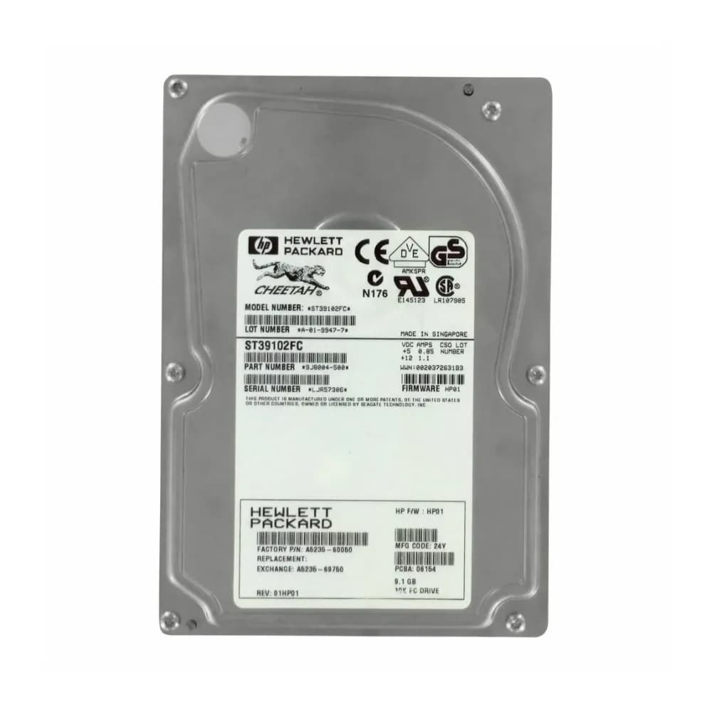 9J8004-500 - Seagate 9.1GB 10K Fibre Channel 1MB Cache 3.5-in HDD
