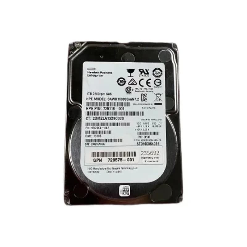 9RZ268-087 - Seagate 1TB 7200RPM SAS 6Gb/s 2.5-in Hard Drive