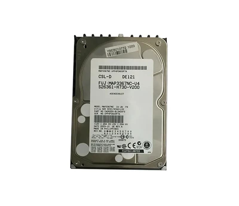 A3C40039107 - Fujitsu 36GB SCSI 10000RPM 3.5-Inch Hard Drive