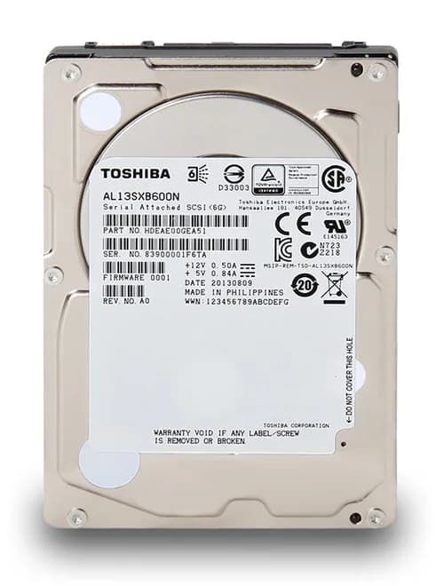 AL13SXB600N - Toshiba 600GB 15000RPM SAS 2.5-Inch Hard Drive