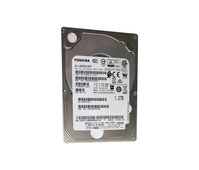 AL14SEB12EP - Toshiba 1.2TB 10K SAS 12Gb/s 128MB Cache 2.5-in HDD