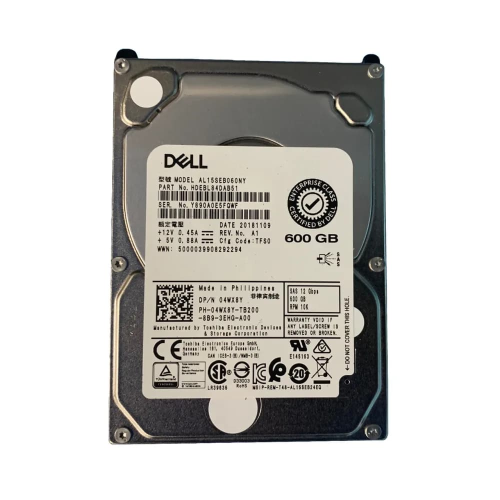 AL15SEB060NY - Toshiba 600GB 10000RPM SAS 2.5-Inch Hard Drive