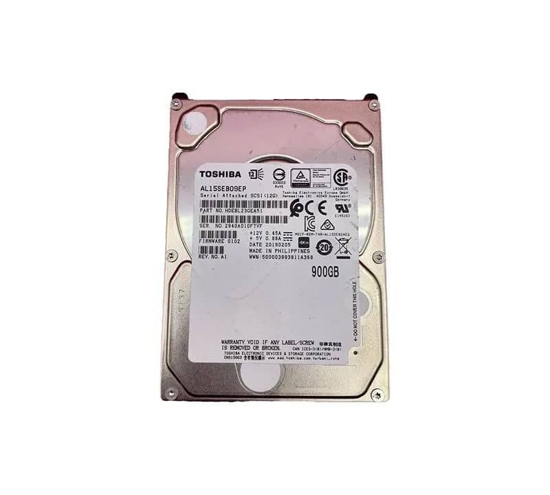 AL15SEB09EP - Toshiba 900GB 10K SAS 12Gb/s 128MB Cache 2.5-in HDD