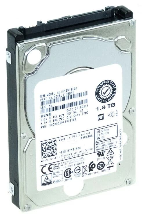 AL15SEB18EQY - Toshiba 1.8TB 10000RPM SAS 2.5-Inch Hard Drive
