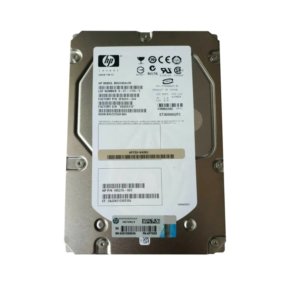 AP732B - HP 600GB Fibre Channel 10000RPM 3.5-inch Hard Drive