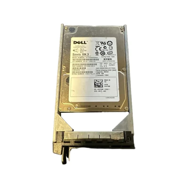C975M - Dell 300GB 10000RPM SAS 2.5-Inch Hard Drive