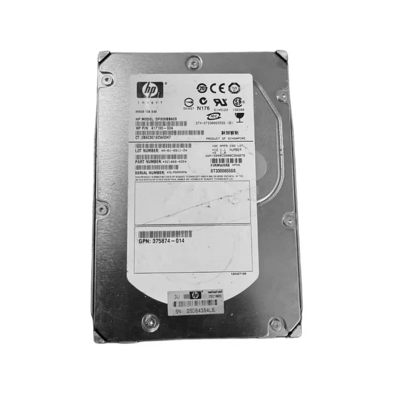 DF300BB6C3 - HP 300GB SAS 15000RPM 3.5-inch Hard Drive