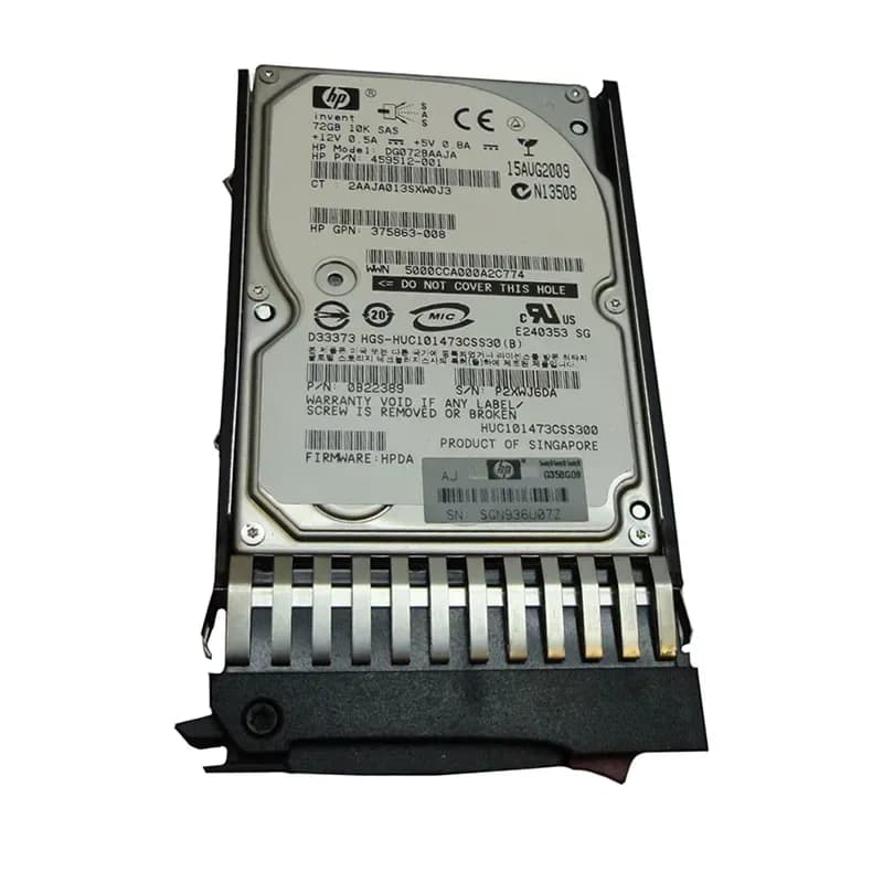 DG072BAAJA - HP 73GB SAS 10000RPM 2.5-inch Hard Drive