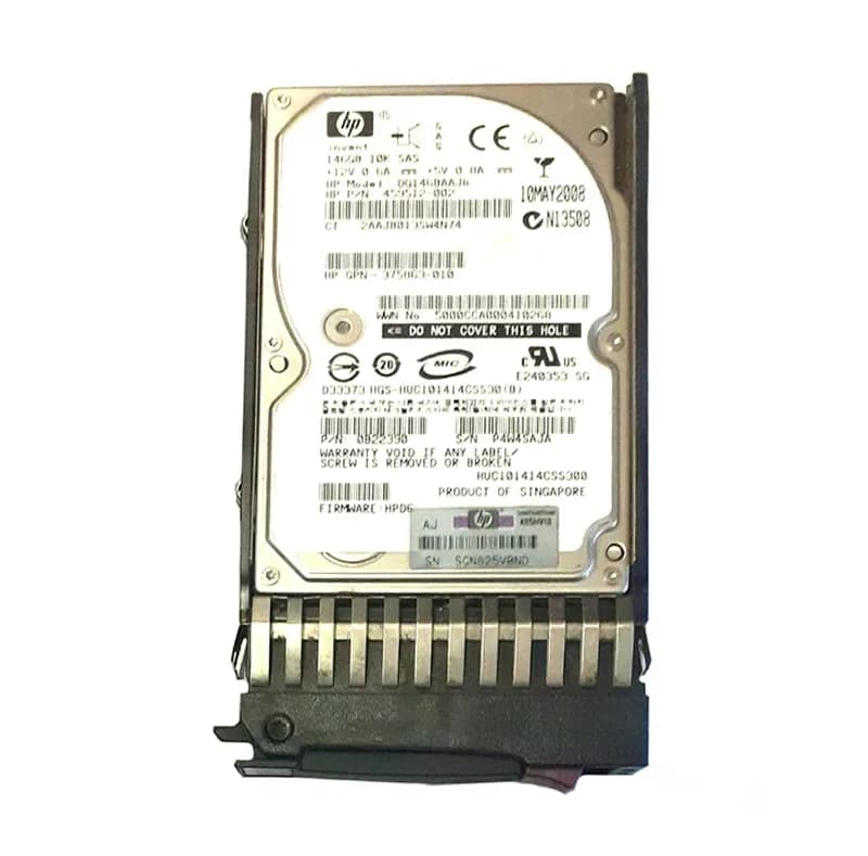 DG146BAAJB - HP 146GB 10000RPM SAS 3Gb/s 2.5-in HDD with Tray