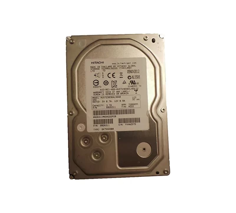 DK7SSD300 - HGST 3TB 7200RPM SAS 6Gb/s 3.5-in Hard Drive