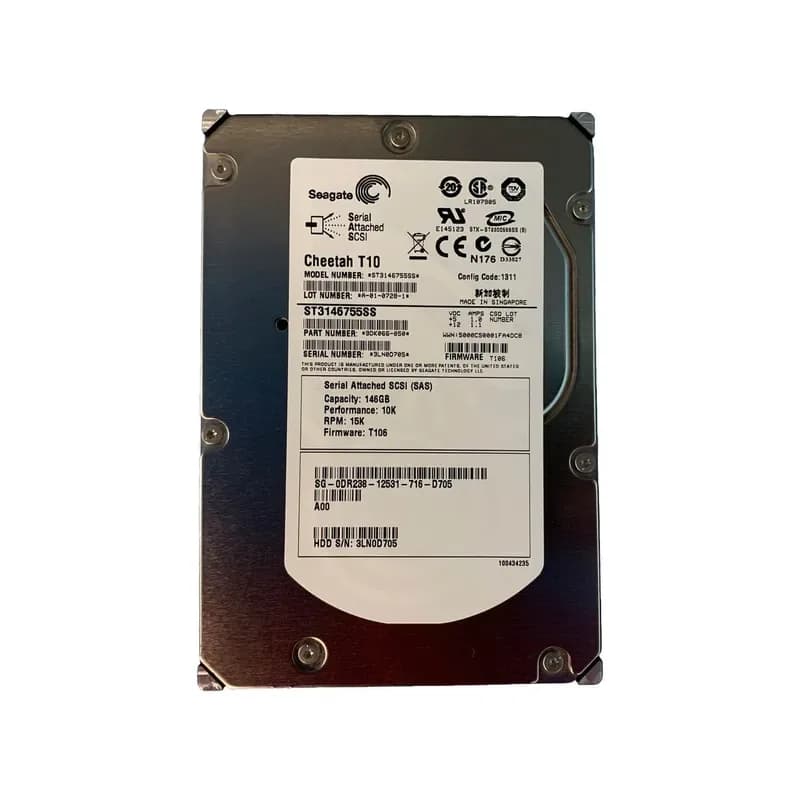 DR238 - Dell 146GB 10000RPM SAS 3Gb/s 3.5-in HDD with Tray