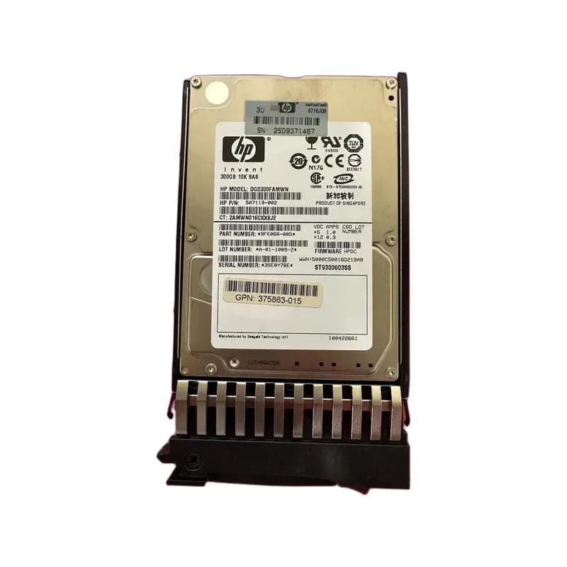 EG0300FAWHV - HP 300GB 10000RPM SAS 2.5-Inch Hard Drive