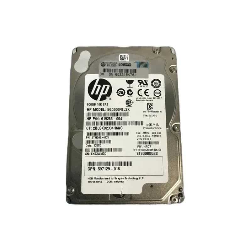 EG0900FBLSK - HP 900GB 10000RPM SAS 2.5-Inch Hard Drive