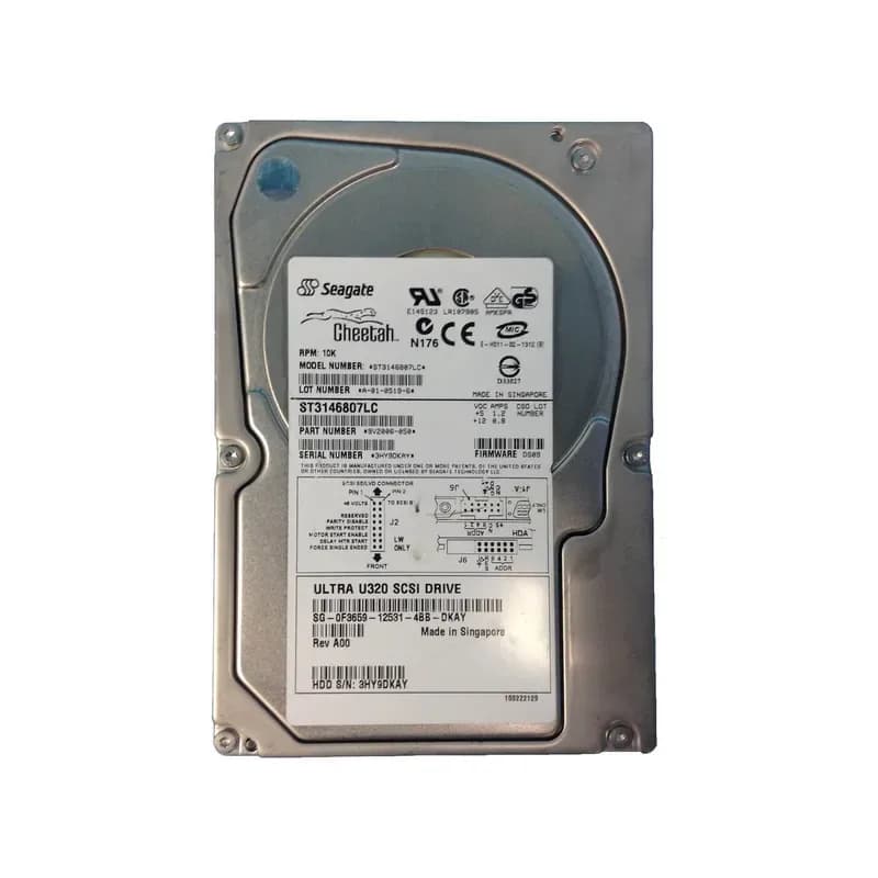 F3659 - Dell 146GB 10000RPM SCSI 320MB/s 3.5-in Hard Drive