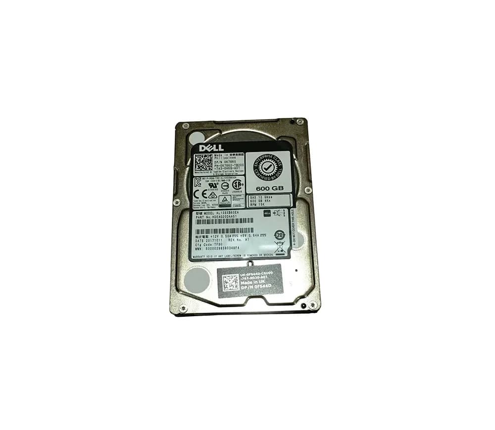 F544D - Dell 600GB SAS 15000RPM 2.5-Inch Hard Drive