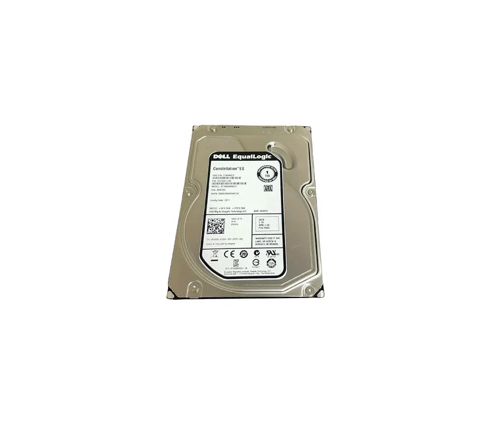 FX0XN - Dell 1TB 7200RPM SATA 6Gb/s 3.5-in Hard Drive