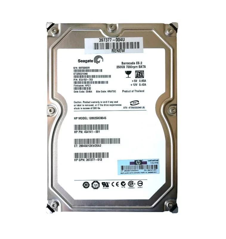 GB0250C8045 - HP 250GB SATA 7200RPM 3.5-inch Hard Drive