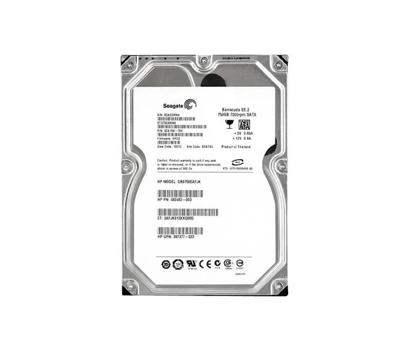 GB0750EAFJK - HP 750GB 7200RPM SATA 3Gb/s 3.5-in Hard Drive