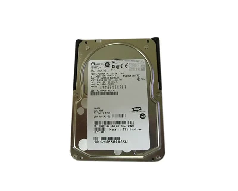 GC826 - Dell 146GB 10000RPM SCSI 320MB/s 3.5-in Hard Drive