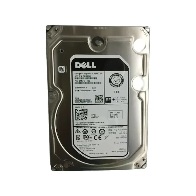 GKWHP - Dell 8TB 7200RPM SAS 12Gb/s 3.5-Inch Hard Drive