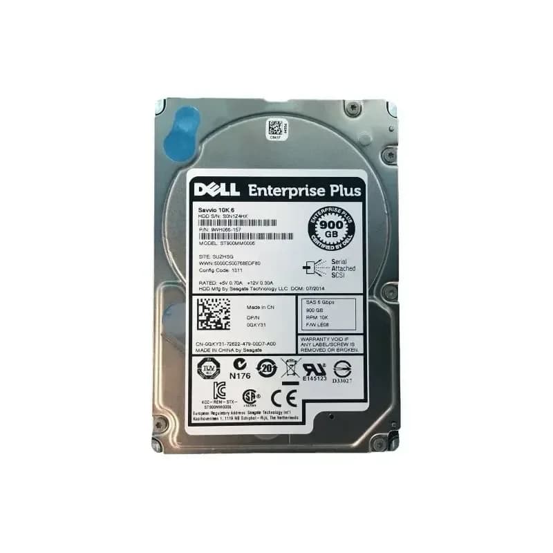 GKY31 - Dell 900GB 10000RPM SAS 2.5-Inch Hard Drive