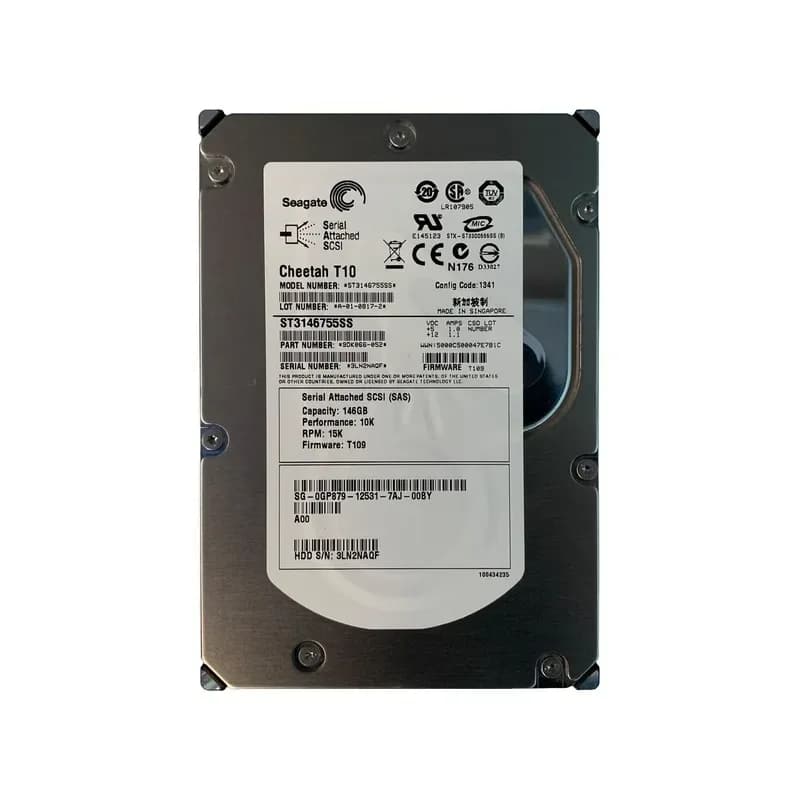 GP879 - Dell 146GB 10000RPM SAS 3.5-Inch 16MB Cache Hard Drive