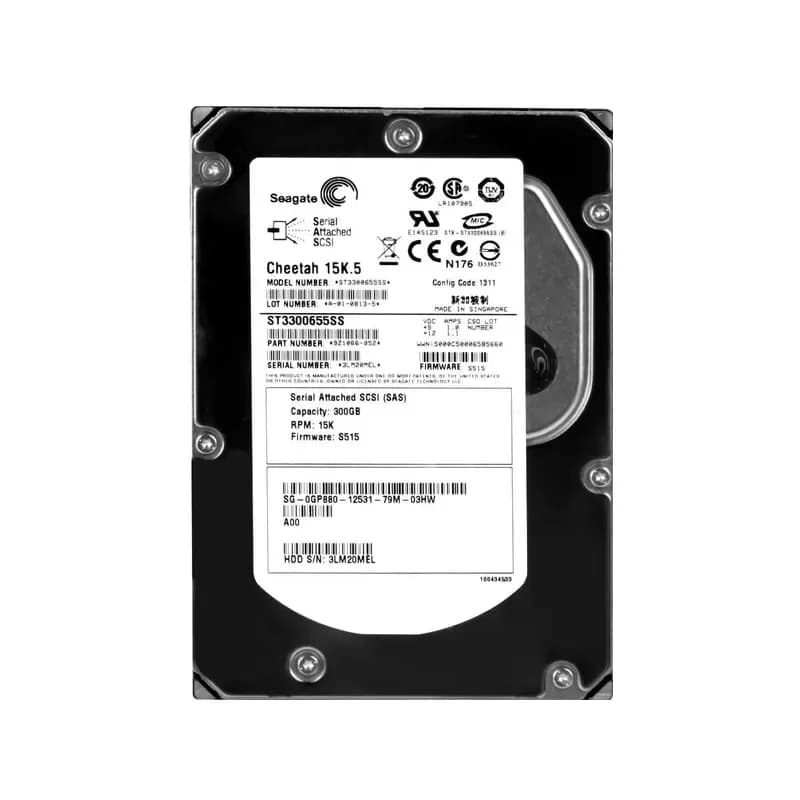 GP880 - Dell 300GB 15000RPM SAS 3.5-Inch Hard Drive