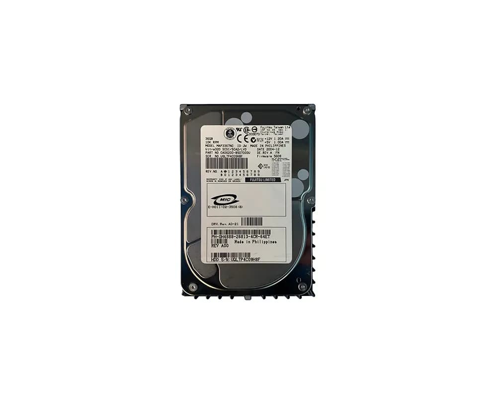 H4888 - Dell 36GB 10000RPM SCSI 320MB/s 3.5-in Hard Drive