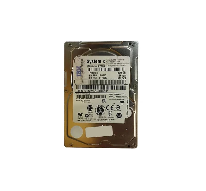 HDEAA00BAA51 - Toshiba 300GB 15000RPM SAS 6Gb/s 2.5-Inch Hard Drive