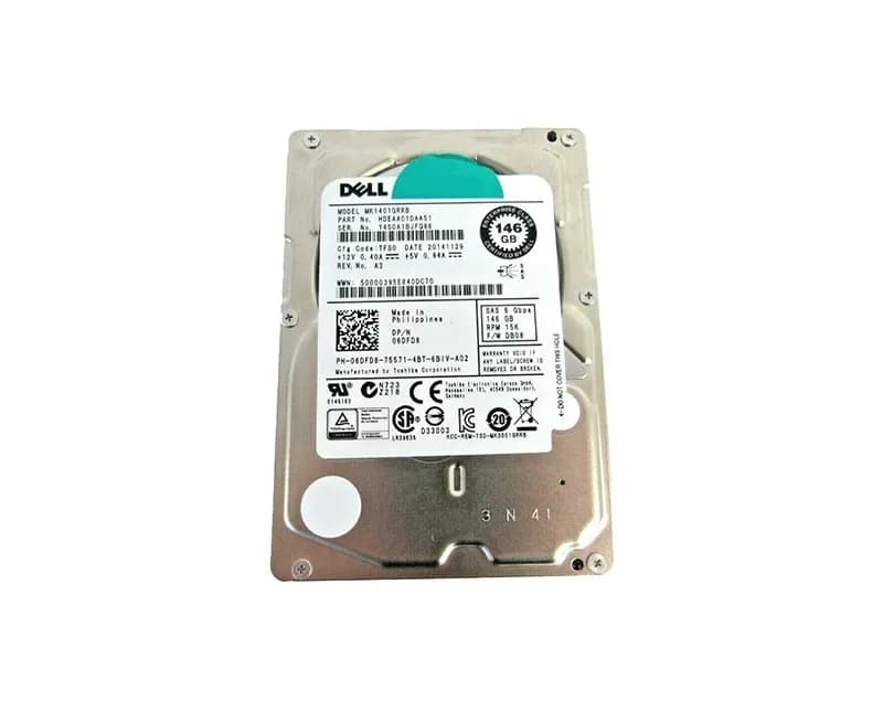 HDEAA01DAA51 - Toshiba 147GB 15000RPM SAS 600MB/s 2.5-in Hard Drive