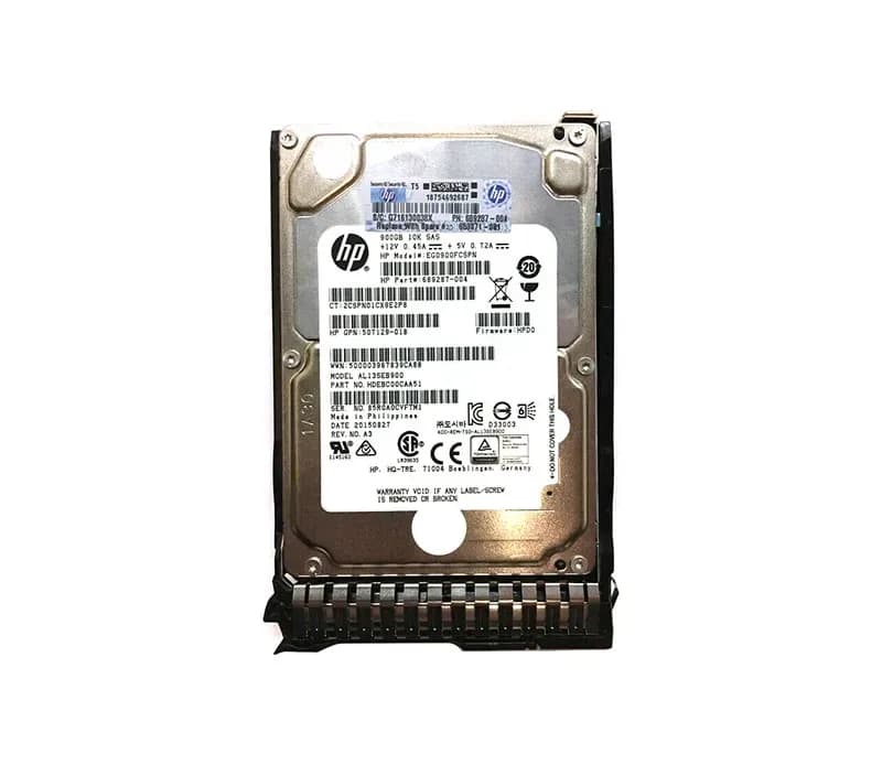 HDEBC00CAA51 - HP 900GB 10000RPM SAS 6Gb/s 2.5-in HDD with Tray