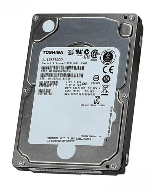 HDEBC03DAA51 - Toshiba 300GB 10000RPM SAS 2.5-Inch Hard Drive