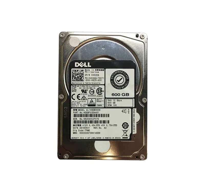 HDEBF03DAA51 - Toshiba 600GB 10000RPM SAS 12Gb/s 2.5-in Hard Drive
