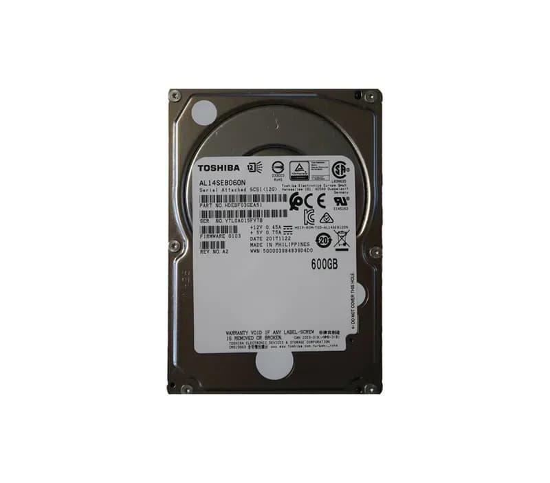 HDEBF03GEA51 - Toshiba 600GB 10K SAS 12Gb/s 128MB Cache 2.5-in HDD