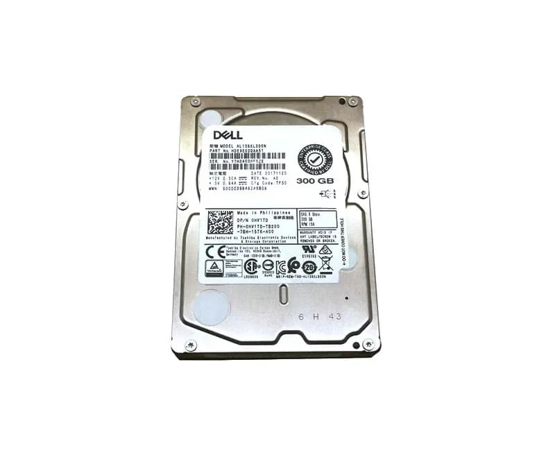 HV1TD - Dell 300GB 15000RPM SAS 2.5-Inch Hard Drive