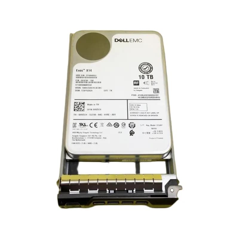 HV5CH - Dell 10TB 7200RPM SAS 12Gb/s 3.5-Inch Hard Drive