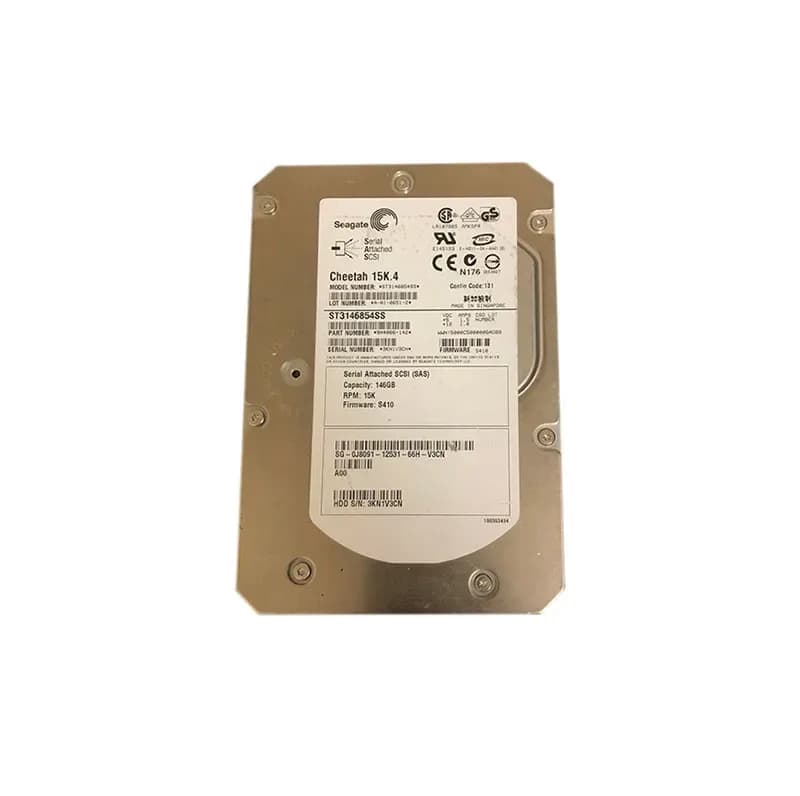 J8091 - Dell 147GB 15000RPM SAS 3Gb/s 3.5-in HDD with Tray