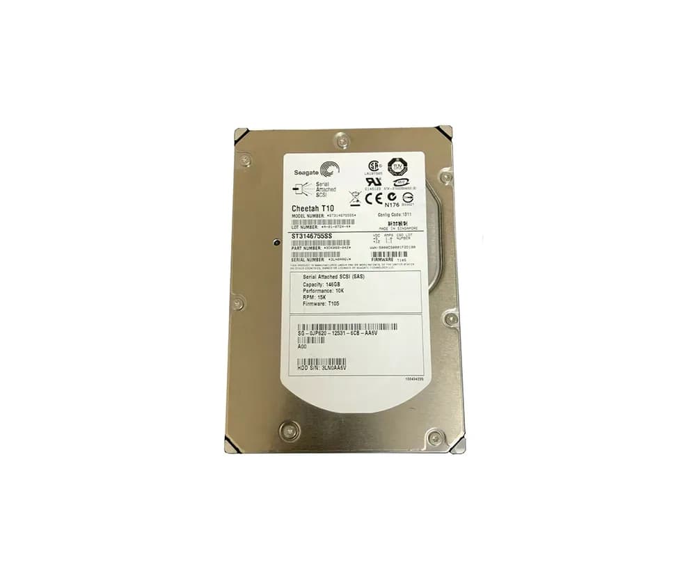 JP620 - Dell 146GB 10000RPM SAS 3Gb/s 3.5-in HDD with Tray