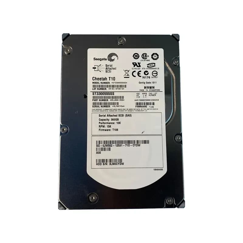 JW552 - Dell 300GB 10000RPM SAS 3Gb/s 3.5-in HDD with Tray