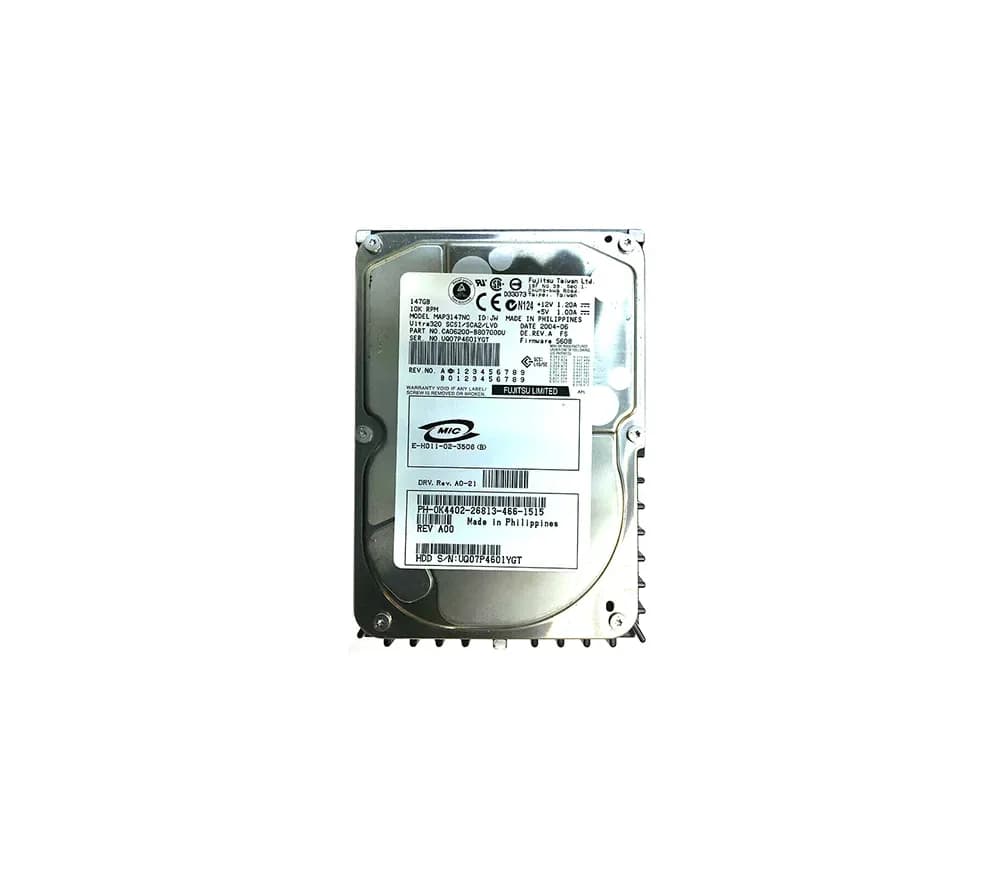 K4402 - Dell 146GB 10000RPM SCSI 320MB/s 3.5-in Hard Drive