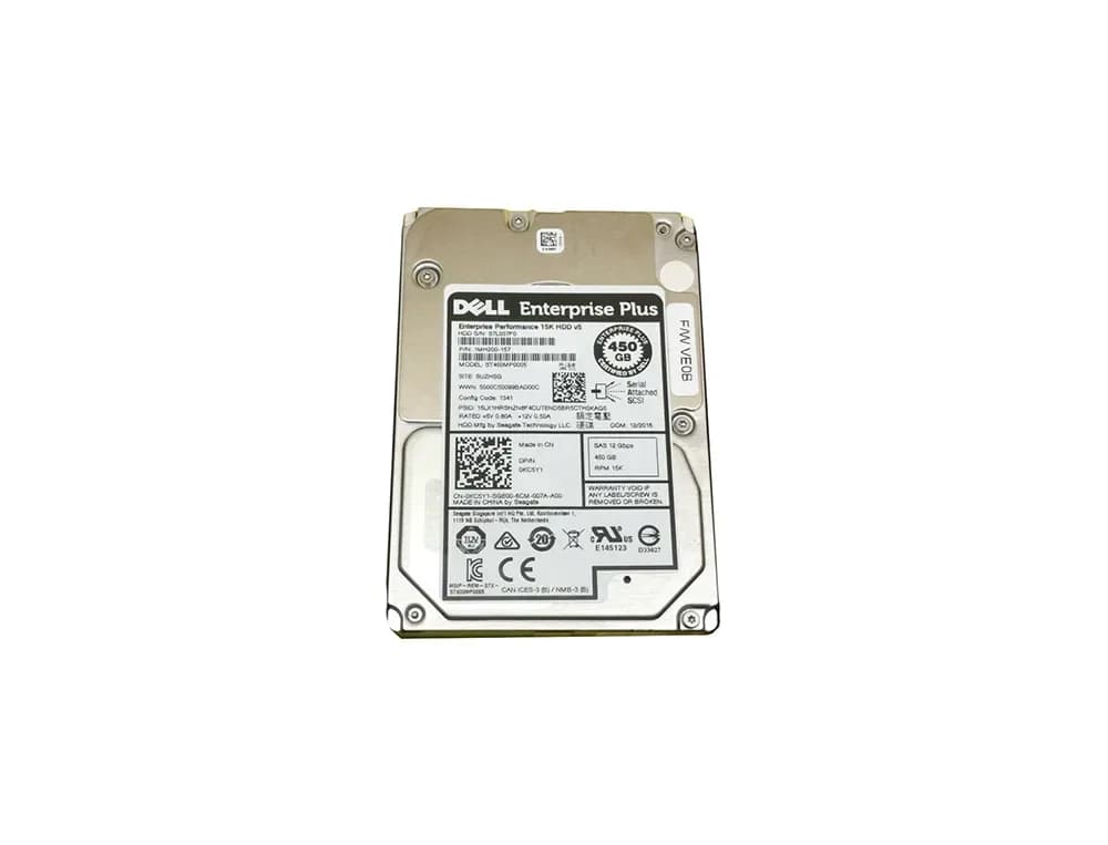 KC5Y1 - Dell 450GB 15000RPM SAS 12Gb/s 2.5-Inch Hard Drive
