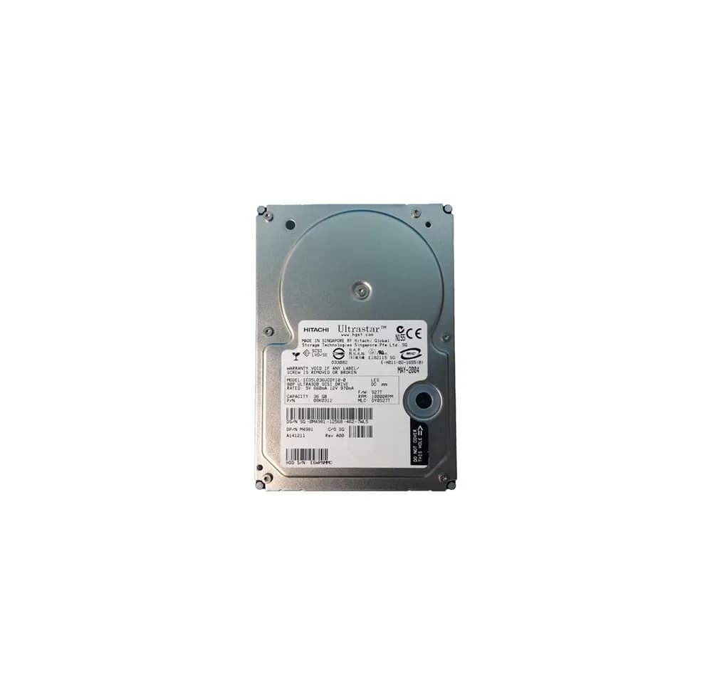 M4981 - Dell 36GB 10000RPM SCSI 320MB/s 3.5-in Hard Drive