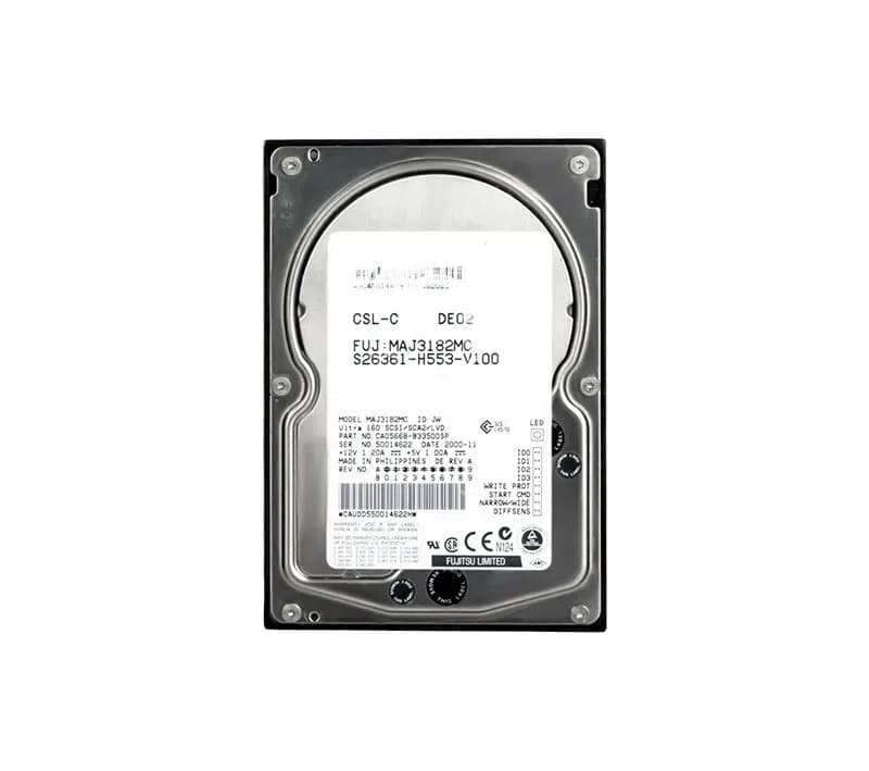 MAJ3182MC - Fujitsu 18.2GB 10000RPM SCSI 160MB/s 3.5-in Hard Drive