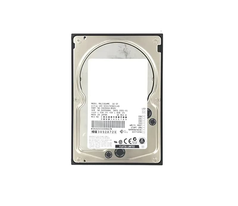 MAJ3364MC - Fujitsu 36.4GB 10000RPM SCSI 160MB/s 3.5-in Hard Drive